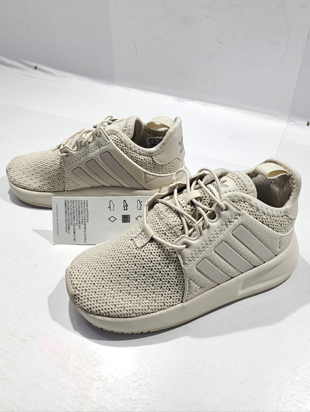 ADIDAS ORIGINALS X_PLR TODDLER KIDS BEIGE ATHLETIC RUNNING SHOES SIZE 7K